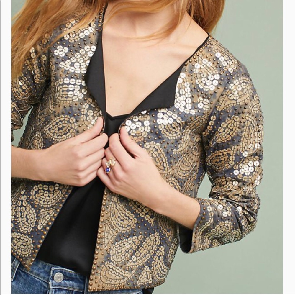 Anthropologie Bendito Pie Jacket